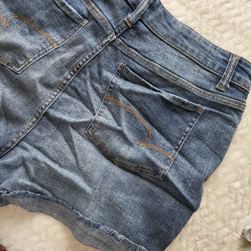 Women's High Waist Denim Short - Picture 5 of 12